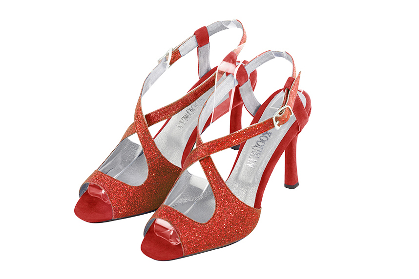 rouge coquelicot dress sandals for women - Florence KOOIJMAN
